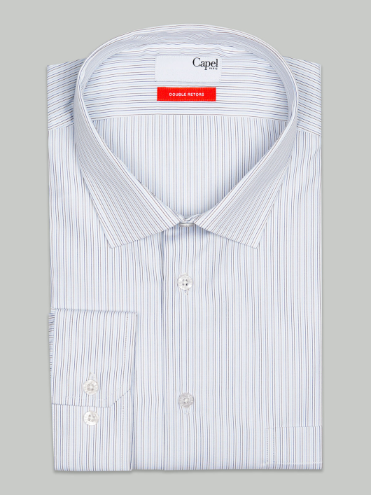 Chemise Ml Rayures Capel Grande Taille  homme grande taille - Capelstore