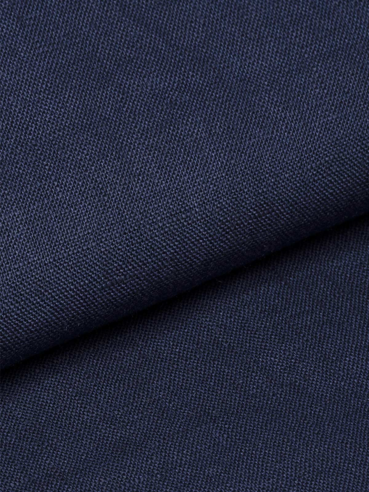 Chemise Ml Unie Lin Capel Grande Taille homme grande taille - Capelstore