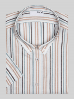 Chemise Mc Rayures Capel Grande Taille  homme grande taille - Capelstore
