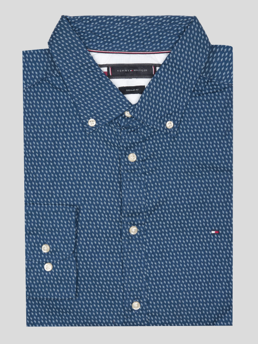 Chemise Ml Cot. Bio T.hilfiger Grande Taille  homme grande taille - Capelstore