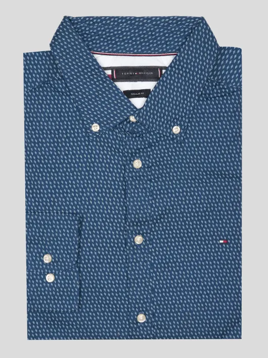 Chemise Ml Cot. Bio T.hilfiger Grande Taille  homme grande taille - Capelstore