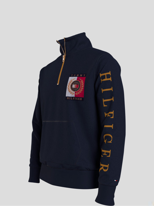 Sweat Camion. Cot.bio Hilfiger Grande Taille  homme grande taille - Capelstore