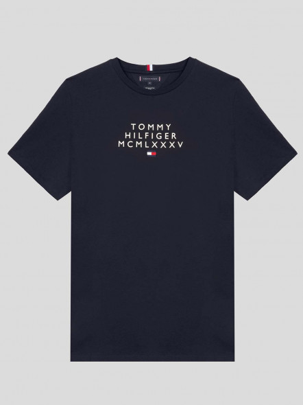 Tee-shirt Logo Tommy Hilfiger Grandes Tailles