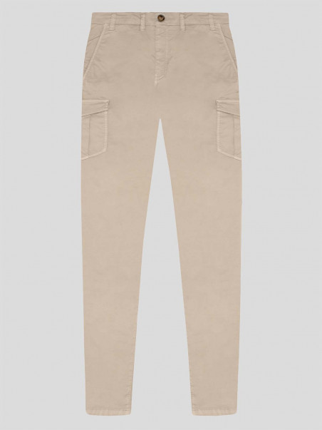 pantalon cargo beige homme grande taille