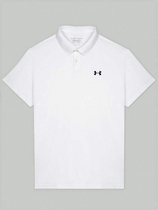 Polo blanc under armour grande taille