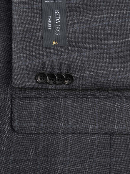 Veste Carreaux Grands Drapiers Tissu Reda