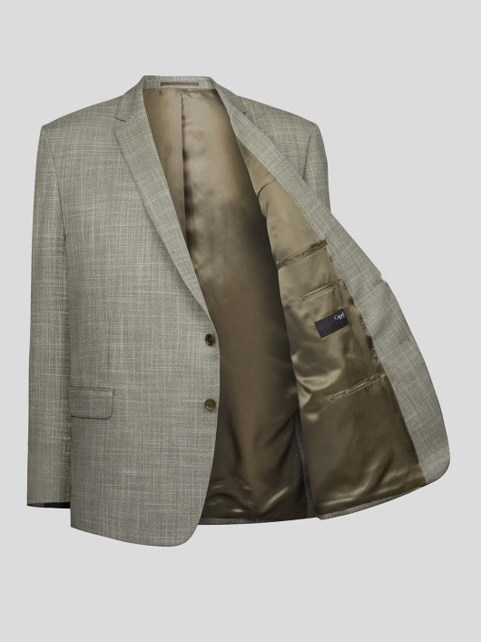 Veste Nattee Grands Drapiers Tissu Lanificio F.lli Cerruti homme grande taille - Capelstore