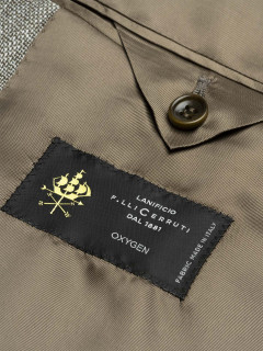 Veste Nattee Grands Drapiers Tissu Lanificio F.lli Cerruti  homme grande taille - Capelstore