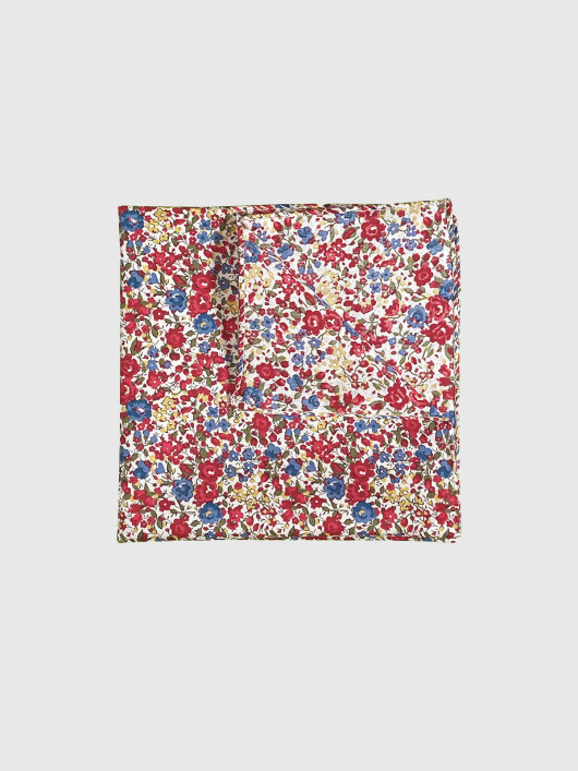 Pochette Fleurs Tissu Liberty homme grande taille - Capelstore