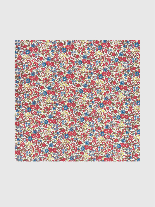 Pochette Fleurs Tissu Liberty  homme grande taille - Capelstore