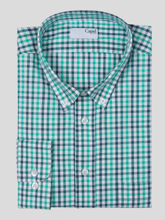Chemise Ml Carreaux Capel Grande Taille  homme grande taille - Capelstore