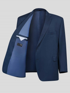 Costume marine tissu stretch homme grande taille | Capel