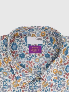 Chemise Fleur Tissu Liberty Grandes Tailles
