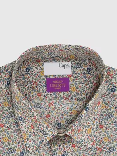 Chemise Fleur Tissu Liberty Grandes Tailles