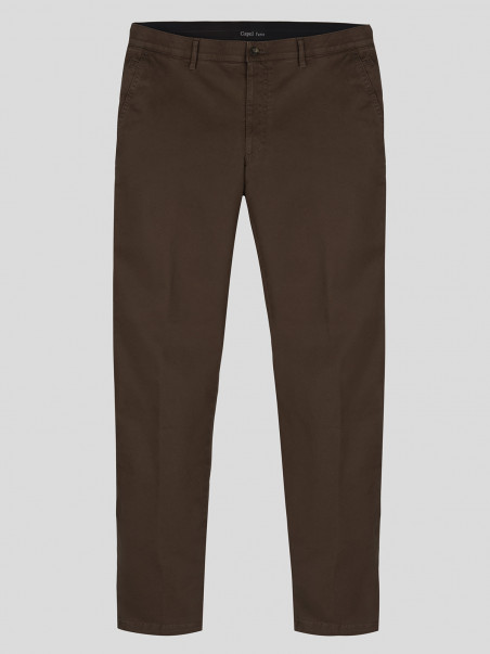 Pantalon Marron Capel Grandes Tailles