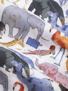 Chemise Zoo Tissu Liberty Grandes Tailles