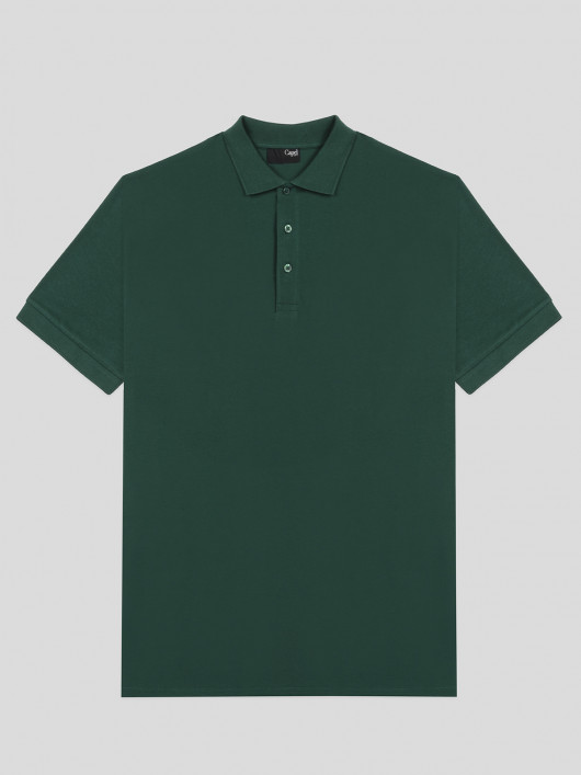 Polo Vert Foncé Capel Grande Taille