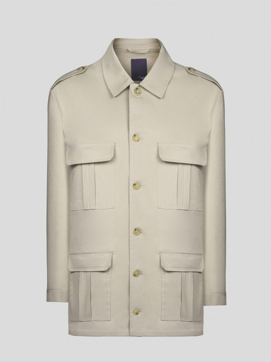 Veste Saharienne Beige Capel Grande Taille