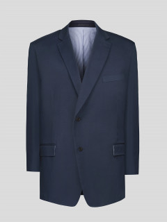 Vestes En Coton marine homme grande taille -