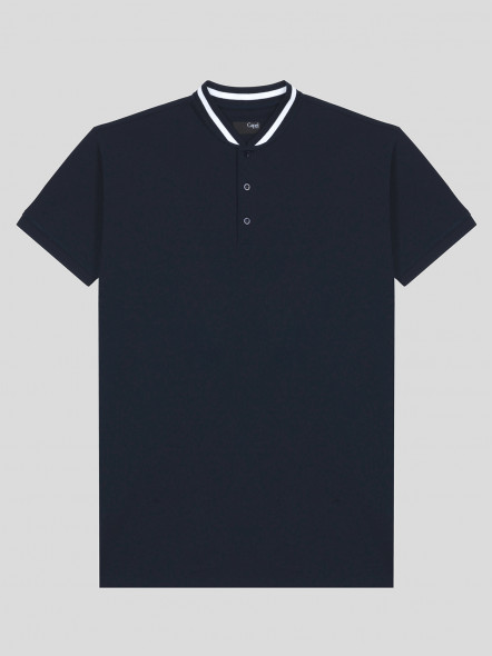 Polo Col Baseball Capel Grande Taille