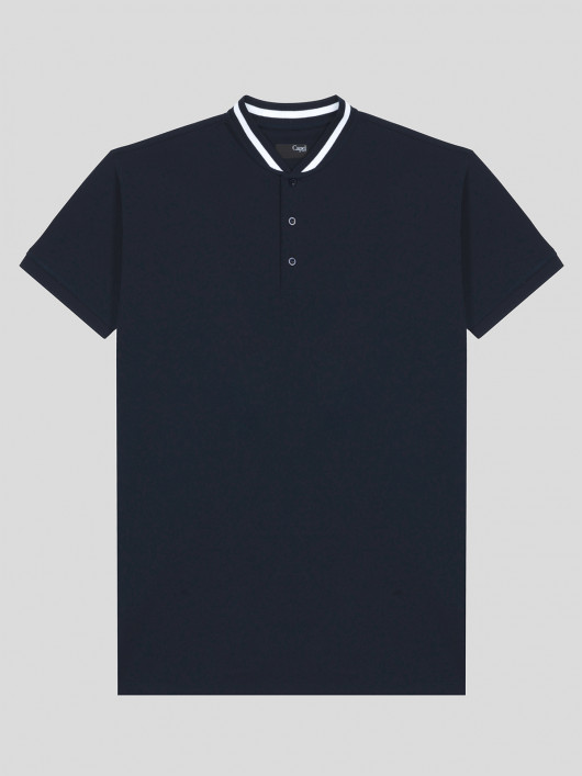 Polo Col Baseball Capel Grande Taille