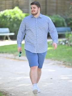Bermuda Uni Capel Grande Taille  homme grande taille - Capelstore