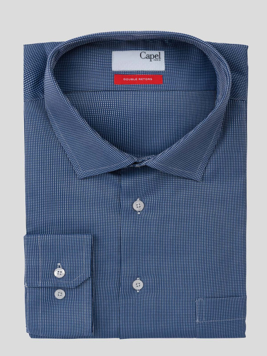 Chemise Max Double Retors Capel Grande Taille  homme grande taille - Capelstore