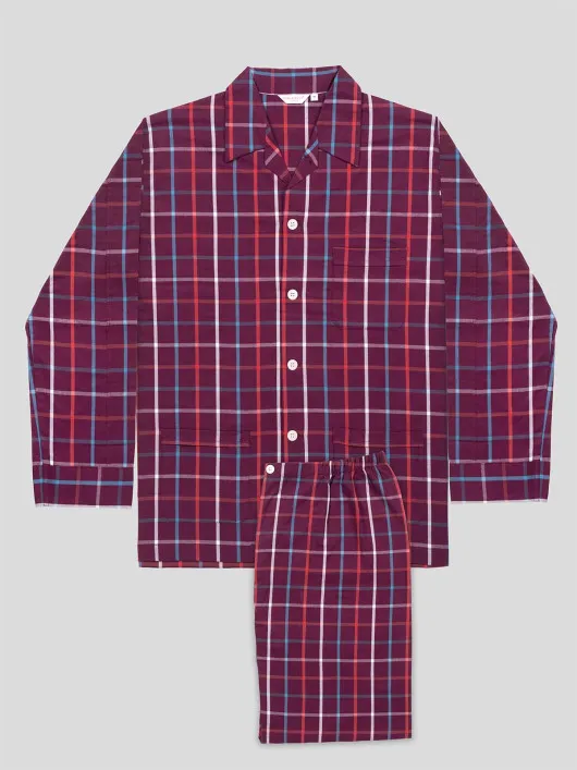 Pyjama Carreaux Derek Rose Grande Taille  homme grande taille - Capelstore