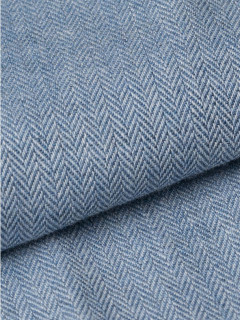 Chemise Ralph Bleue Chevrons Capel Grande Taille  homme grande taille - Capelstore