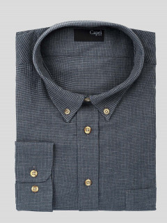 Chemise Ralph Pieds De Poule Capel Grande Taille  homme grande taille - Capelstore