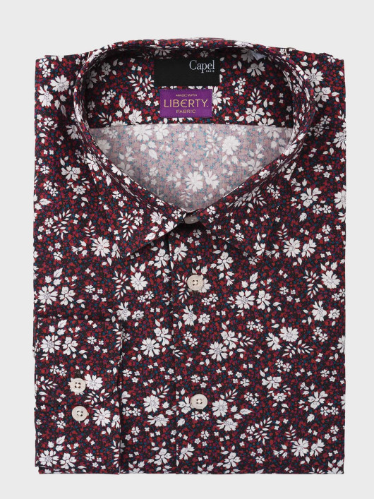 Chemise Gianni Tissu Liberty Grande Taille  homme grande taille - Capelstore