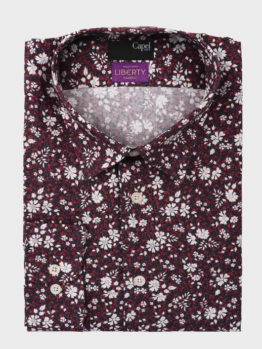 Chemise Gianni Tissu Liberty Grande Taille  homme grande taille - Capelstore