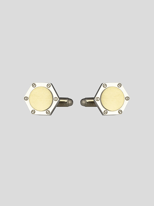 Boutons Manchette Hexagone Capel