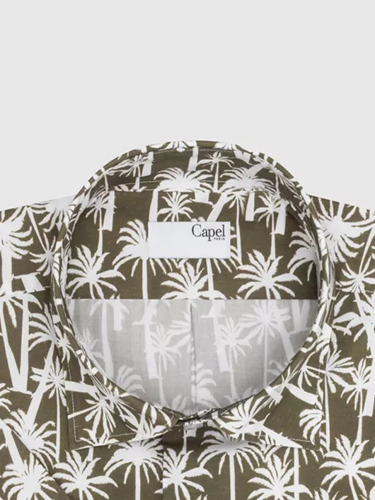 Chemise Palmier Capel Paris Grande Taille
