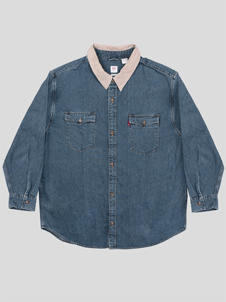 CHEMISE JEAN COL VELOURS LEVI'S GRANDE TAILLE