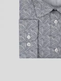 Chemise Tissu Liberty motif feuilles homme grande taille | Capel