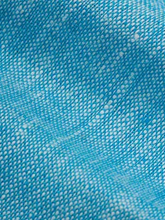 Chemise manches courtes en lin turquoise homme grande taille | Capel