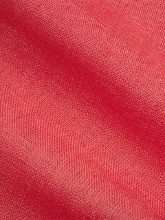 Chemise manches courtes en lin rouge framboise homme grande taille | Capel