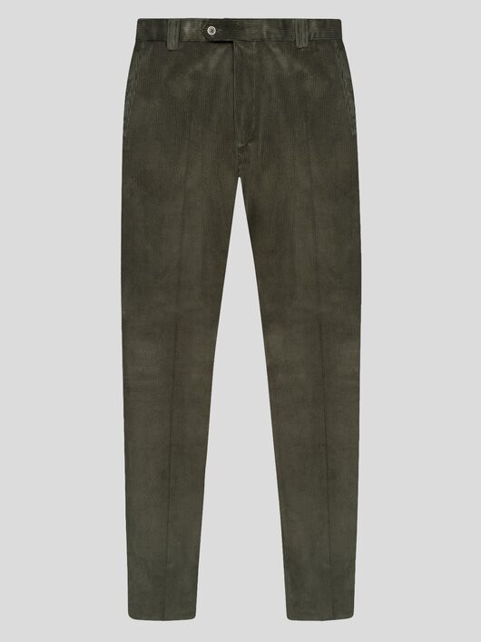 PANTALON GRANT VELOURS KAKI CAPEL GRANDES TAILLES