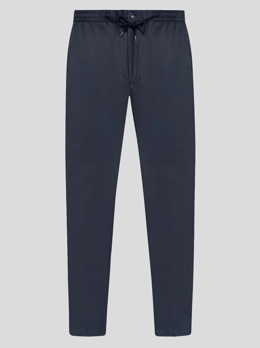 Pantalon Gary Av.cordon Marine Capel Grande Taille  homme grande taille - Capelstore