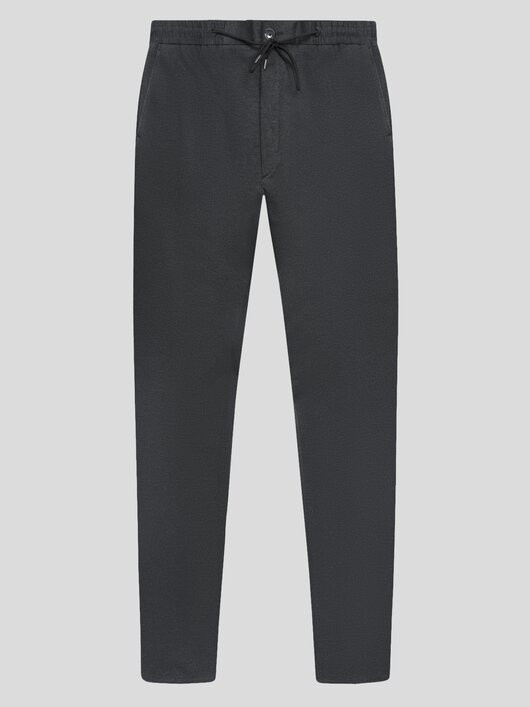 PANTALON GARY AVEC CORDON ANTHRACITE CAPEL GRANDE TAILLE