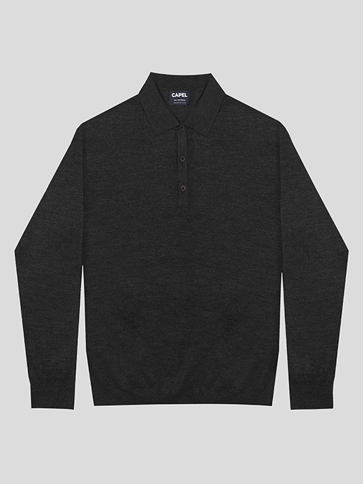Pull Merinos Paolo C.polo Gris Capel Grande Taille  homme grande taille - Capelstore