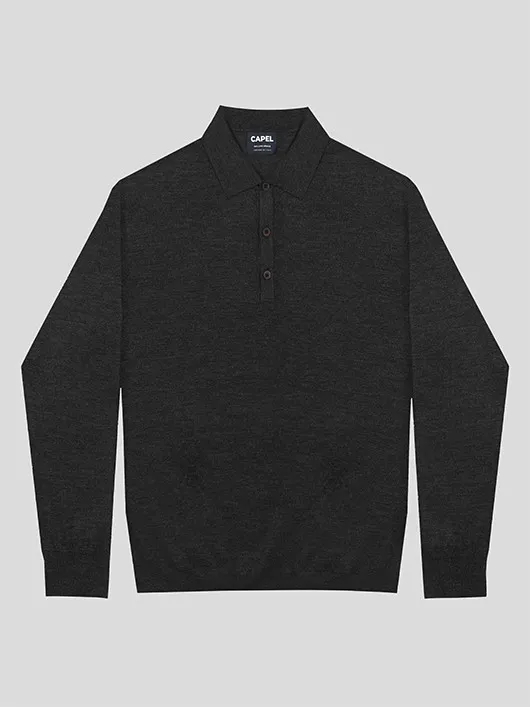 Pull Merinos Paolo C.polo Gris Capel Grande Taille  homme grande taille - Capelstore