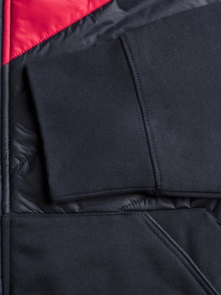 Cardigan Zippé Bi-Matière Tommy Hilfiger Grande Taille