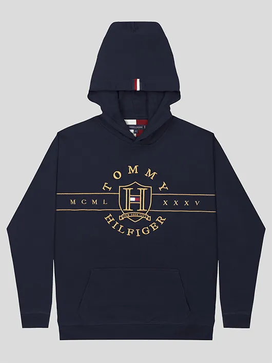 Sweat Capuche Tommy Hilfiger Grande Taille  homme grande taille - Capelstore