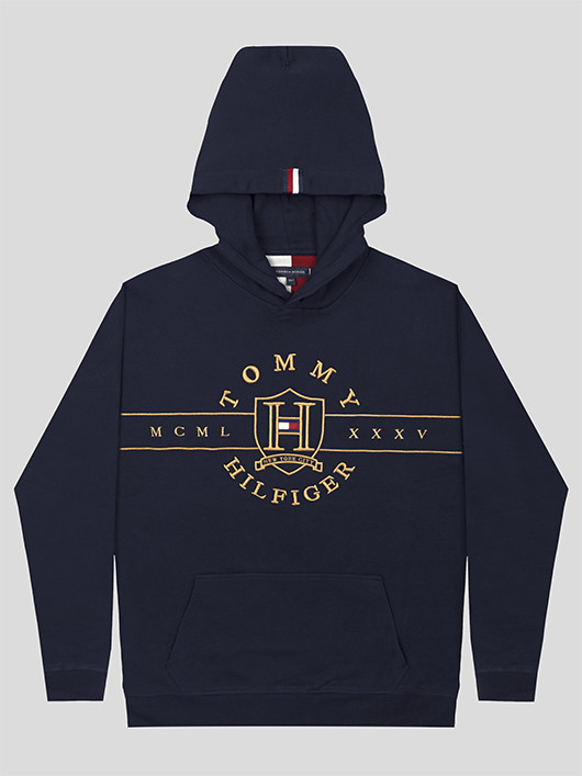Hilfiger Hoodie Sweat Tommy Hilfiger Bleu Ciel Sweat Tommy
