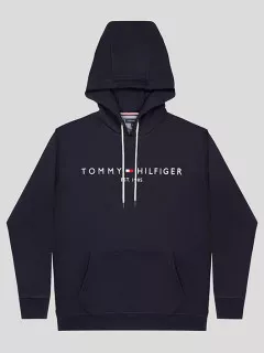 Sweat Capuche Marine Tommy Hilfiger Grande Taille  homme grande taille - Capelstore