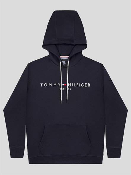 Sweat Capuche Marine Tommy Hilfiger Grande Taille