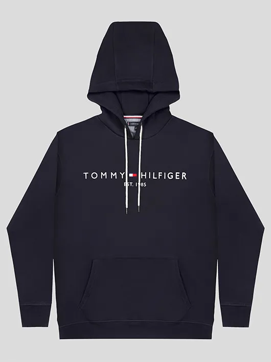 Sweat Capuche Marine Tommy Hilfiger Grande Taille  homme grande taille - Capelstore