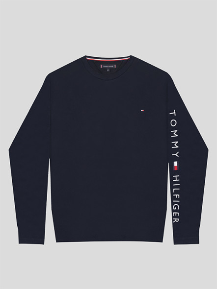 Tee-shirt ML Marine Tommy Hilfiger Grande Taille